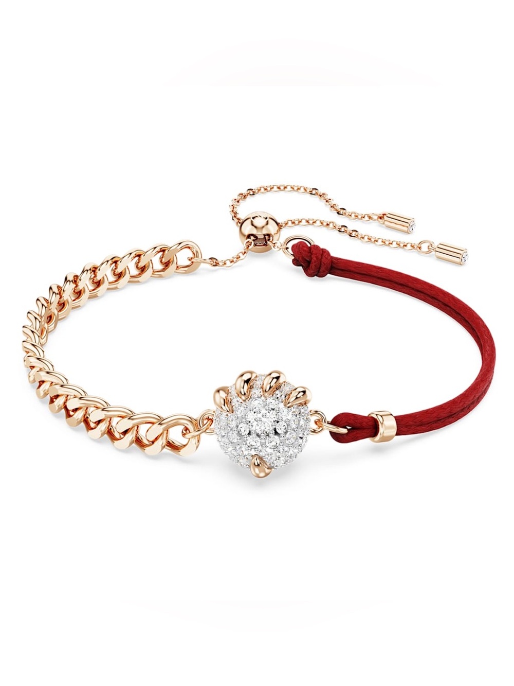 Swarovski Red and Gold Dragon & Phoenix Bracelet Retail:$159 NIB Gift Ready